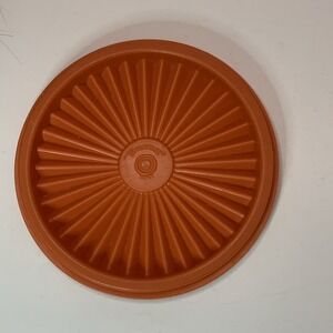 Tupperware Servalier Replacement Lid #812-36 Orange 5" Lid Seal